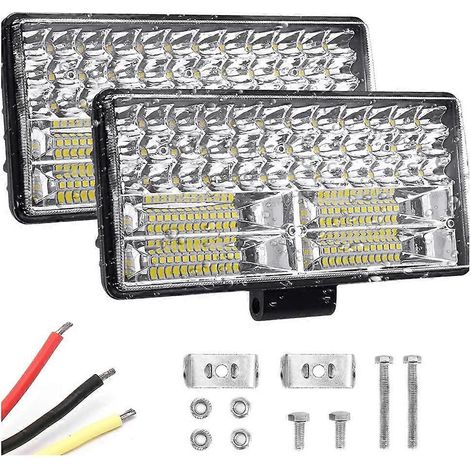 Stück LED-Traktor-Arbeitsscheinwerfer, 9 Zoll Fahrscheinwerfer, Zusatzscheinwerfer, 12 V–80 V, universell für Traktoren