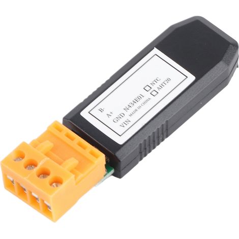 Temperatursensor für SPS-Steuerung mit RS485-RTU-Transmitter, Raumüberwachung, 4–7 mA, 4,5–15 V DC (1/5)