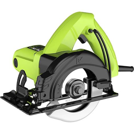 Scie circulaire électrique 220 V 4 pouces avec lame de scie de 110 mm, machine de découpe de marbre 910 W, scie à onglet pour le travail du bois, scie à table rabattable, 5000 tr/min (1/5)