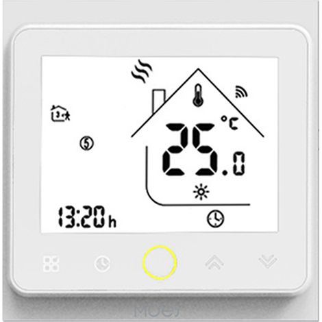 Programmierbarer ZigBee Smart-Thermostat (ZigBee Hub erforderlich) Fernbedienung Smart Life App Tuya Kompatibel mit Alexa und Google Home (1/2)