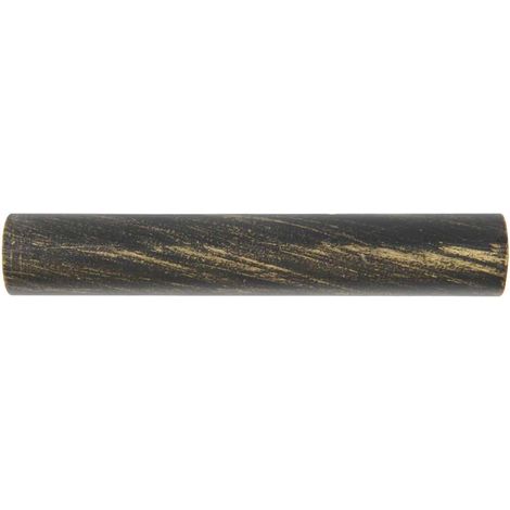 Bastone metallo Nero-Oro 250 cm