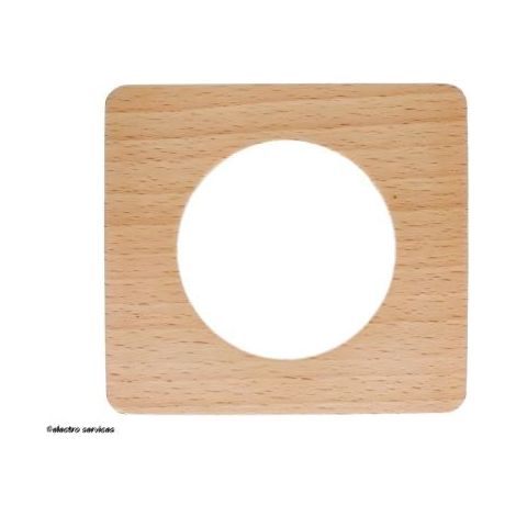 Legrand – Plaque de finition Vintage Céliane 1 poste – Finition hêtre – Compatible avec support Batibox et mécanisme Céliane