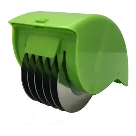 Hachoir de cuisine manuel acier inoxydable 8.5x12.8x6.4 cm (1/2)