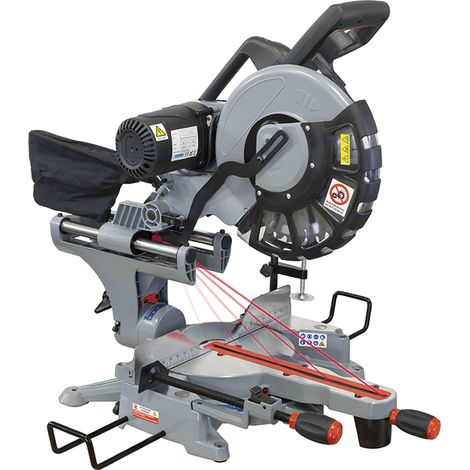 ZUG KAPP UND GEHRUNGSSÄGE ZUGSÄGE KAPPSÄGE 305MM LASER FERVI 0871