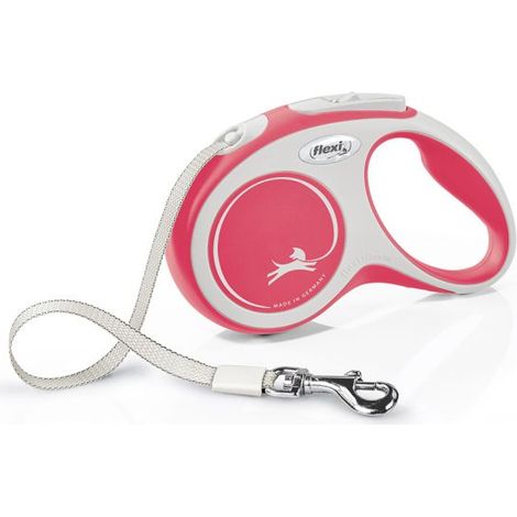 Laisse New Comfort S Tape 5 m red Flexi CF10T5-251-R-20 (1/4)