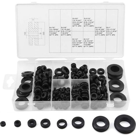 180-teiliges Gummidichtungsset, Gummidichtungs-Drahtring, Gummidichtungsset, Gummidichtung, Gummidichtungen, elektrische Dichtung