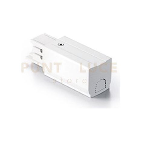 GBIT05- TESTATA ALIMENTAZIONE BINARIO CONNETTORE SINISTRO COLORE BIANCO  220-240V