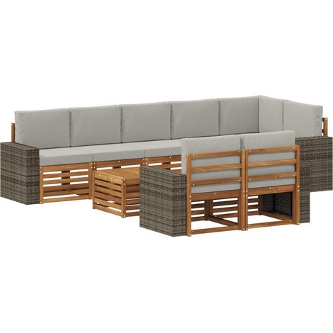 Set divani Legno di Acacia Massello vidaXL (1/5)