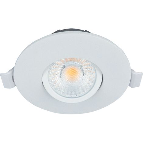 collerette de recouvrement - ronde - blanc mat - pour ledup - europole 5799