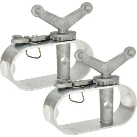 2 pcs Pool Rope Tensioners Tightening Cable Tensioner for Pool Cover Winch Pool Cover, Winch Rope Tensioner Built in Aluminum Winter Cover Tensioner (1/5)