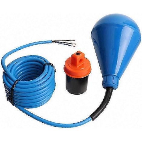 Robuster Schwimmerschalter für Abwasser, viskose Flüssigkeiten und Schwebstoffe, 4 Meter Kabel, zuverlässige Füllstandsregelung. (1/5)