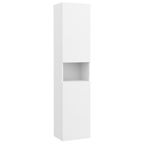 MÓDULO COLUMNA CON REPISA ABIERTA DELTA ONA 1750X300X400 BLANCO MATE