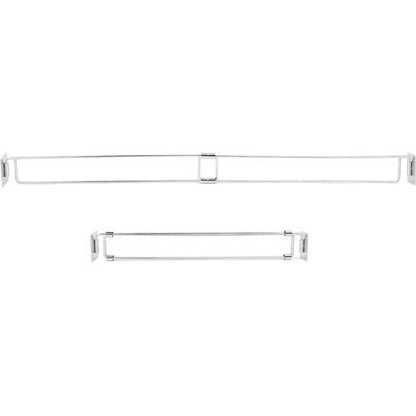 Barre de Rangement D'angle de Douche pour Camping-car, étagères de Réfrigérateur Réglables en Acier Inoxydable pour Remorque Yacht. (1/5)
