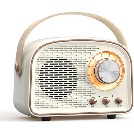 Retro Bluetooth Speaker,Wireless Vintage Speaker,Outdoors Wireless Portable Bluetooth Speaker (1/5)