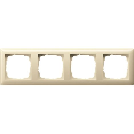 Gira Telaio di copertura 4f Standard 55 Bianco crema [021401], 0214 01