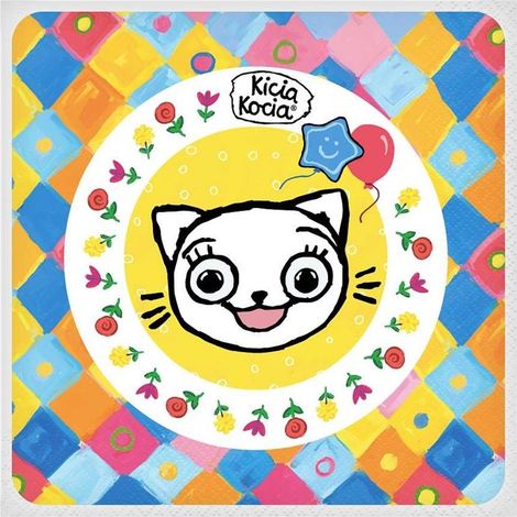 Tovaglioli di carta Kicia Kocia 33x33 cm 20 pz