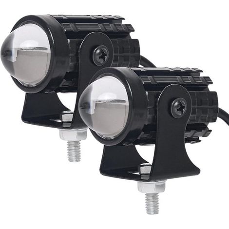 Potente iluminación LED de largo alcance para motocicletas: visión nocturna clara adecuada para condiciones de conducción seguras. (1/5)