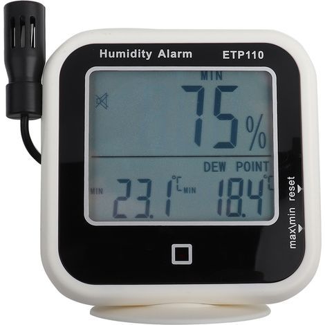 ETP110 – Digital thermal hygrometer, humidity, dew point, for home/laboratory (1/5)