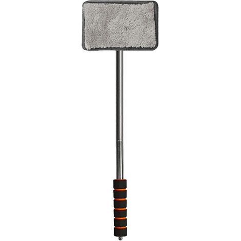 Brosse de nettoyage pour vitres de voiture en alliage d'aluminium avec fibres en microfibres, nettoyant pour vitres de voiture, housse de protection rétractable pour vitres de voiture