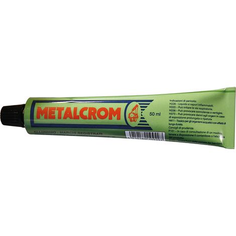 LUCIDANTE IN PASTA PER METALLI 'METALCROM' finitura alluminio- 20 pezzi