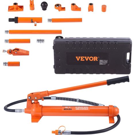 Kit Porta Power 12 tonnes avec vérin hydraulique et pompe, cric portable idéal pour automobile, garage et agriculture (1/5)