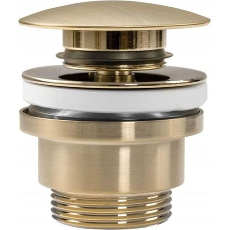 Bouchon d'évier universel, compatible avec les bondes à boutonpoussoir et à clapet (1/4)
