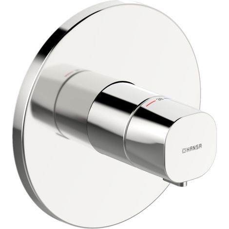 Hansa Living Fertigmontageset für Brausebatterie 8866 Rosette rund Chrom (1/4)