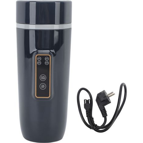 Bouilloire électrique portable avec affichage numérique intelligent, température réglable, format voyage, prise UE, 220 V, bleu foncé (1/5)