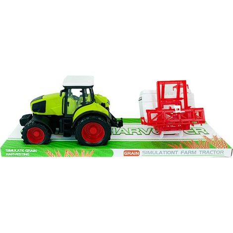 Tracteur avec remorque