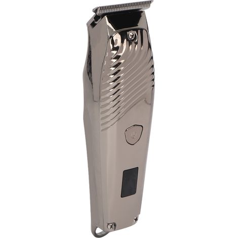 Tondeuse à cheveux électrique rechargeable, silencieuse et portable, avec 3 sabots de guidage pour hommes (1/5)