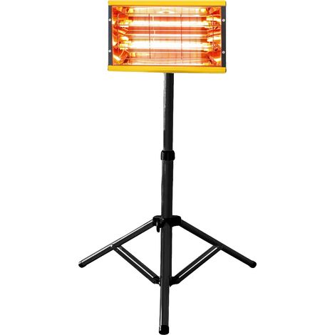 Lampe de cuisson infrarouge, trépied réglable, haute efficacité, 2000W avec trépied, 220V UE (1/2)