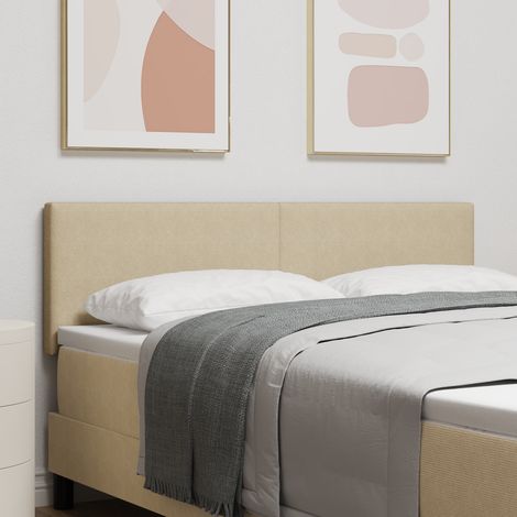 LED Headboard with Headboard Grey Green 160 cm Corduroy Fabric vidaXL (1/5)