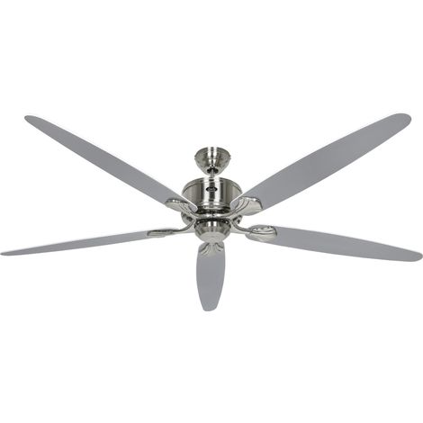 DC Ceiling Fan Eco Elements 180 Chrome with Remote (1/4)