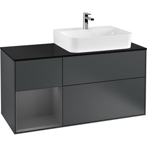 Villeroy & Boch G142GKHG Meuble sous lavabo Finion G14 (1/2)