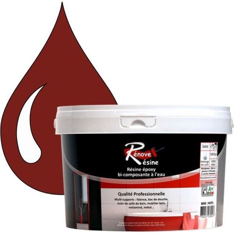 Peinture Résine - RAL 3011 - Rouge brun - 0,5L - Brillant - Multi-supports (1/4)