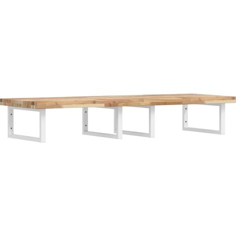 Maison Exclusive - Waschbeckenregal Wandmontage Stahl und Akazien