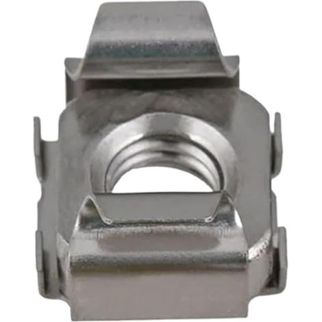 Écrou cage flottant avec trou, carré M4 à M12, lot de 30 (nickelé (1/5)