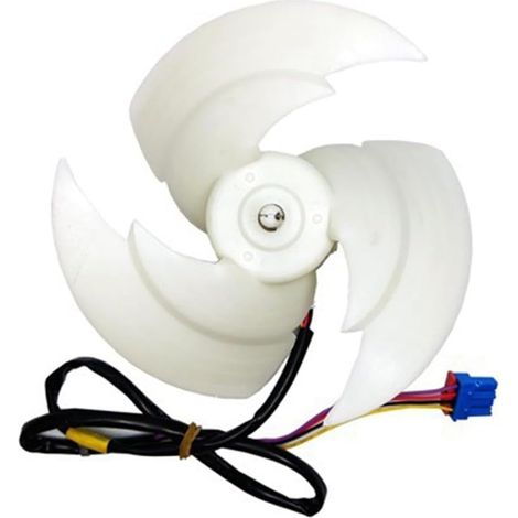 Moteur de ventilateur à condensateur de réfrigérateur EAU63103302 pour LG, DC 12 V, fonctionnement à faible bruit, contrôle efficace de la température, boîtier en plastique blanc (1/5)