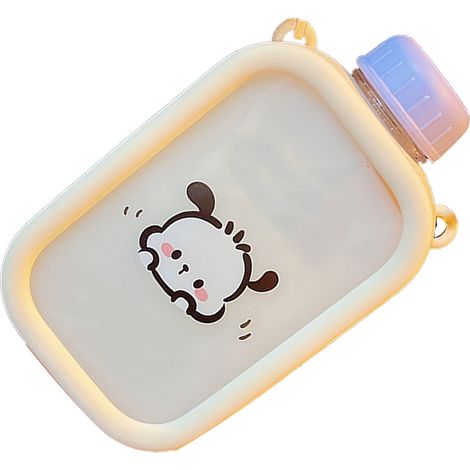 Bouteilles d'eau mignonnes en plastique étanches, légères et munies d'une bandoulière, idéales pour les étudiants (Type 3). (1/5)