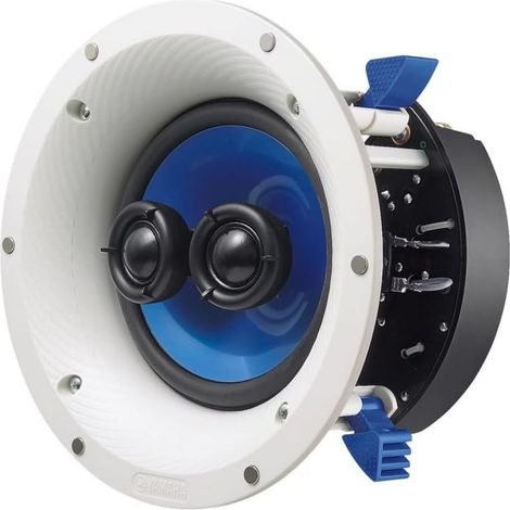 -IC600 Haut-parleurs encastrables 2 voies 110 watts 6,5 pouces - Paire (Blanc)