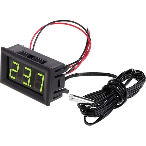 Thermomètre numérique LED 50110 °C pour voiture, 12 V CC, panneau de contrôle de température (1/5)