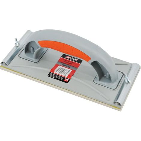 Bloque para papel de lija roscado 100x230 mm, marca Awtools, modelo Tytan, herramienta resistente y duradera, ideal para lijado preciso en proyectos de carpintería e industriales.