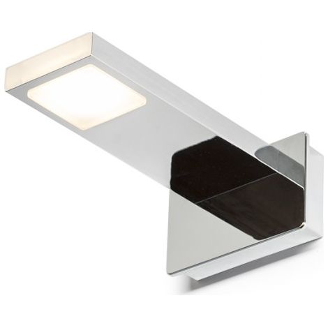 Faretto applique PARAGNA da parete cromo 230V LED 5.7W IP44 3000K