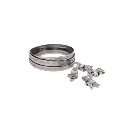50 x C MORSETTI P/FASCETTE STRINGITUBO SS430