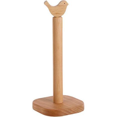 Kitchen Towel Rack, Wooden Towel Holder with Base, Kitchen Towel Holder, Paper Roll Holder (1/5)