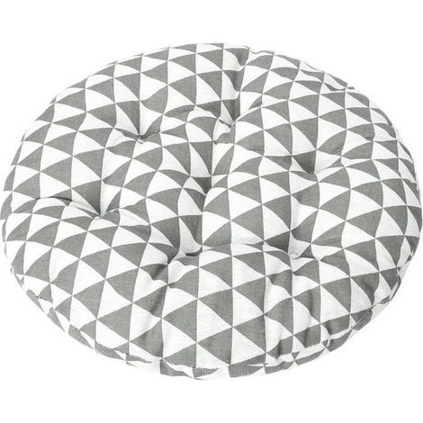 15-inch round cushion for bistro chairs, comfortable and decorative, perfect for indoor, outdoor, garden, or office use.