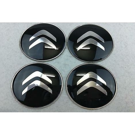 Modified Hub Sticker Hub Center Cover Sticker 65mm Hub Cover - Citroen (four Pack) (1/4)