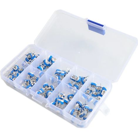 100pcs/Box RM065 Potentiometer Adjustable Resistor Kit 500 - (1/4)