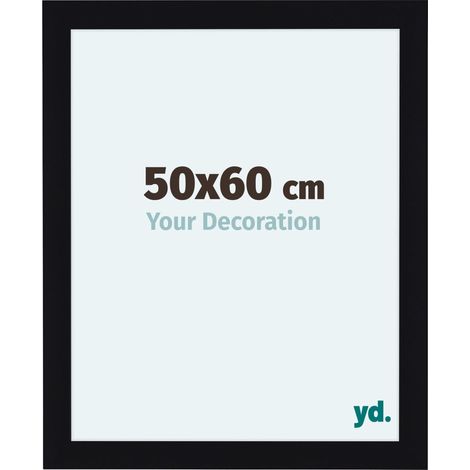 yd. - Cadre photo 50x60 - Noir Brillant - MDF - Como (1/5)
