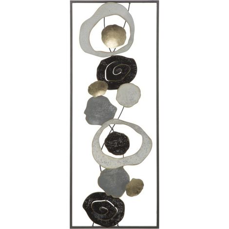 Pannello da muro Dixy in ferro multicolore 28,5x74 cm